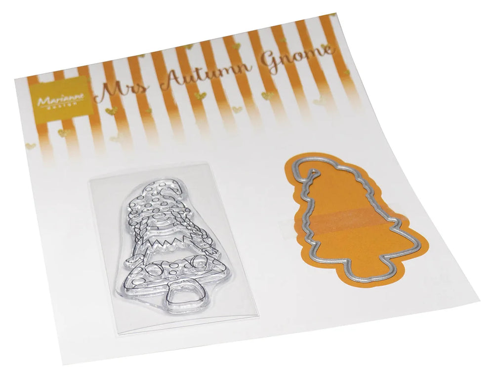 Ensemble de tampons et matrices Marianne Design - Mme Gnome d'Automne