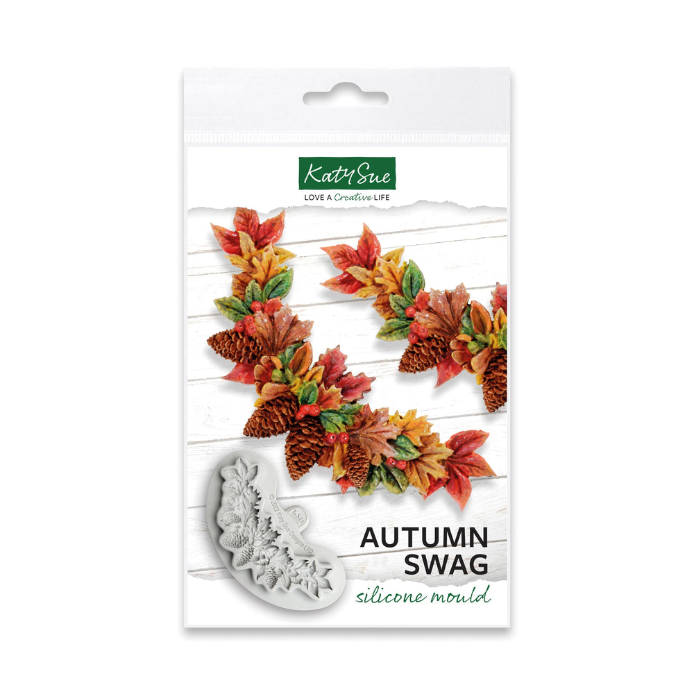 Autumn Swag Silicone Mould — Ecstasy Crafts