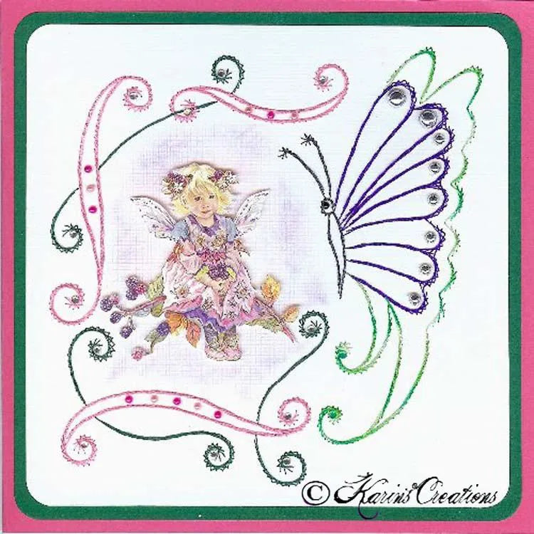 KC Embroidery Pattern - Butterfly Border — Ecstasy Crafts