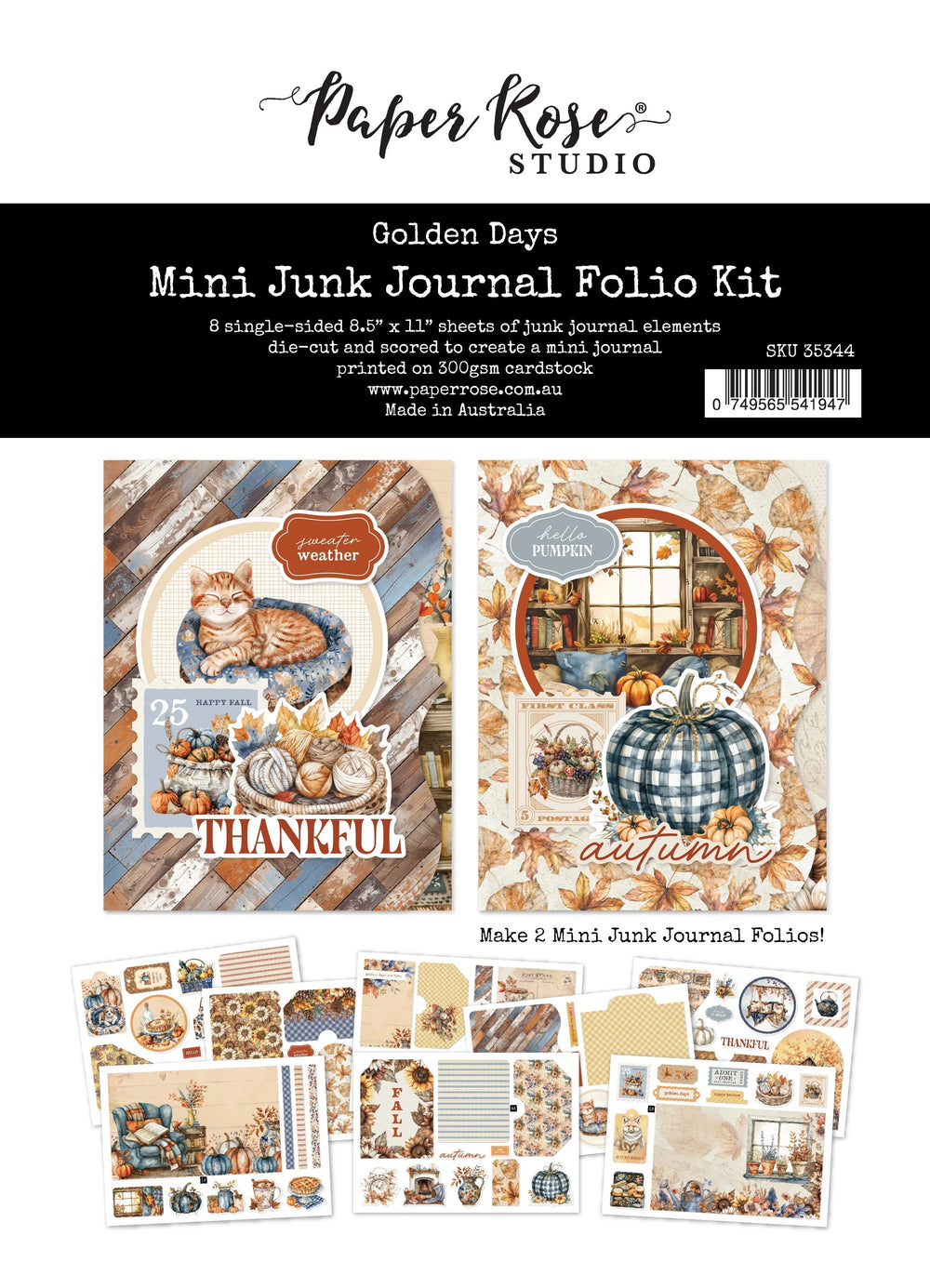 Golden Days Mini Folio Kit 35344 — Ecstasy Crafts
