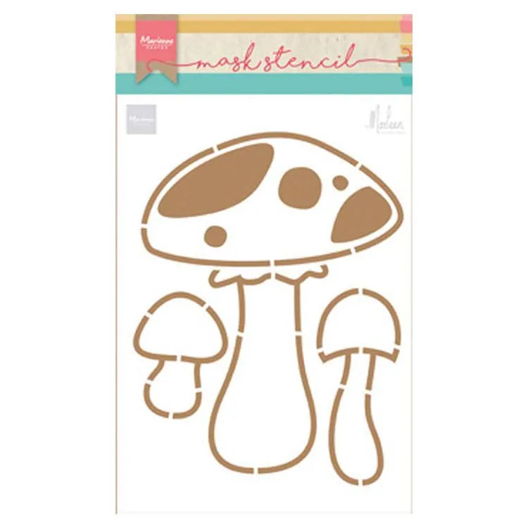Pochoir Marianne Design: Champignons par Marleen