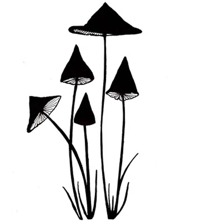 Lavinia Stamps - Slender Mushrooms — Ecstasy Crafts