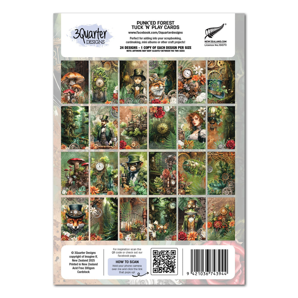 3Quarter Designs Punk'ed Forest - Tuck N Play Cards — Ecstasy Crafts (photo 2)