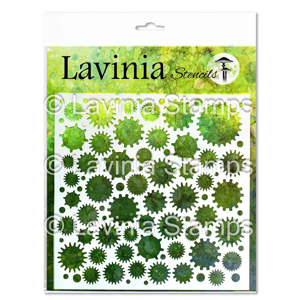 Lavinia Stencil - Cogs