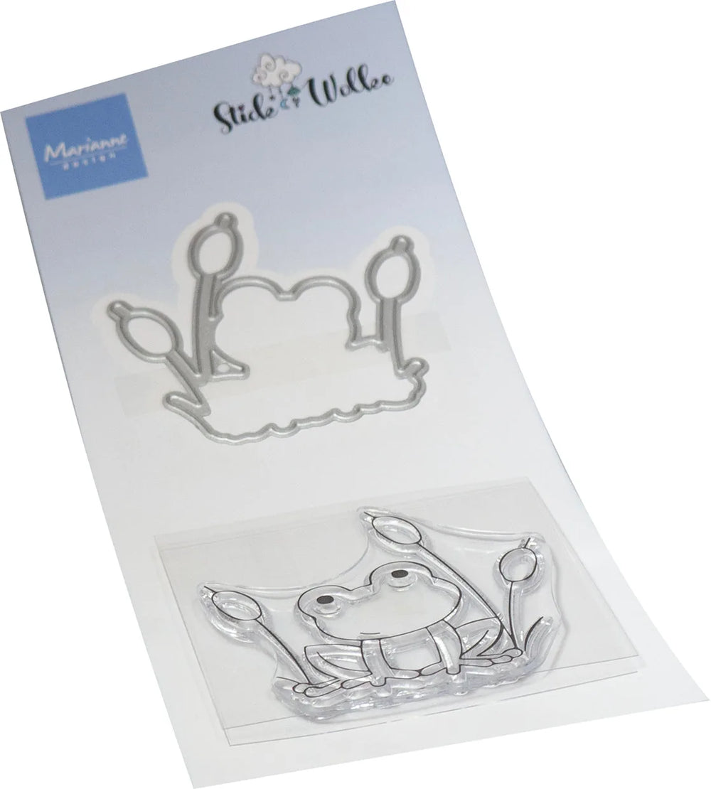 Marianne Design Stamp & Die Set - Frog — Ecstasy Crafts
