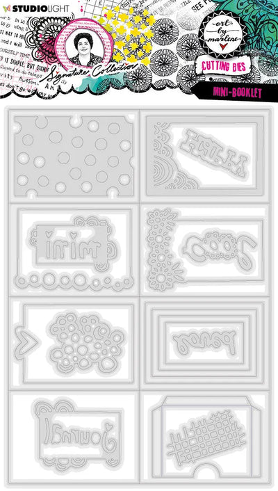 ABM Matrices de découpe Mini-livret Collection Signature 148x210x1mm 18 PCS no.726