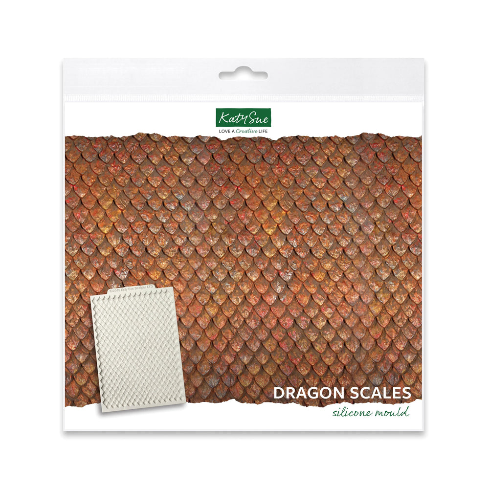 Continuous Dragon Scales Silicone Mould — Ecstasy Crafts