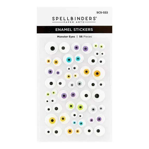 Monster Eyes Enamel Stickers from the Monster Birthday Collection