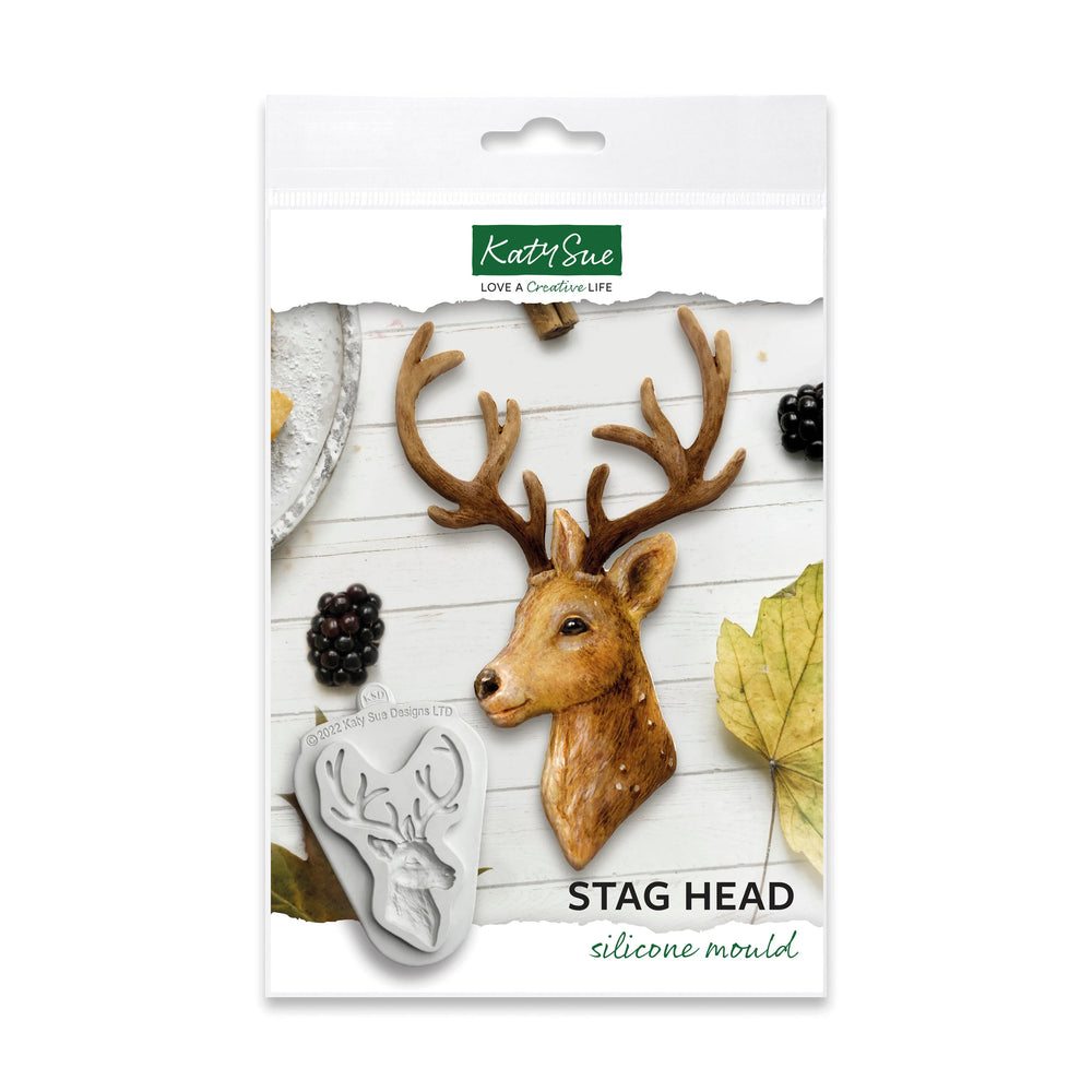 Stag Head Silicone Mould — Ecstasy Crafts