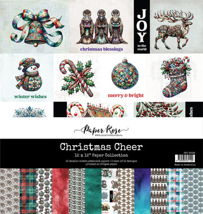 Collection de papier Noël Joyeux 12x12 32538