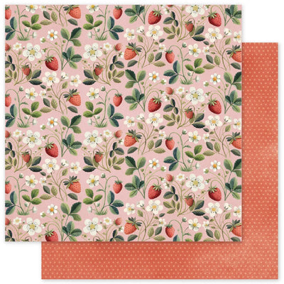 Papier Strawberry Friends B 12 x 12 (Paquet en vrac de 12) 34866