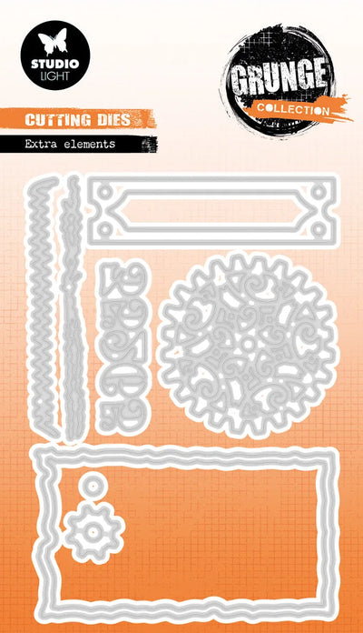 Moule de découpe SL Collection Grunge Éléments Supplémentaires 10 Pcs