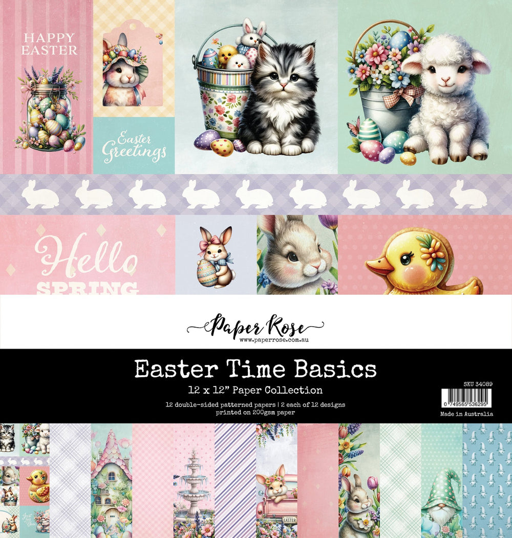 Easter Time Basics 12x12 Paper Collection 34089 — Ecstasy Crafts