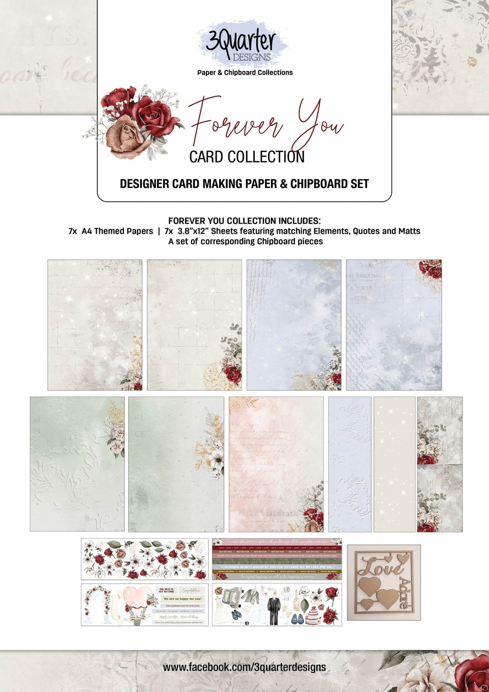 3Quarter Designs Forever You Card Collection — Ecstasy Crafts