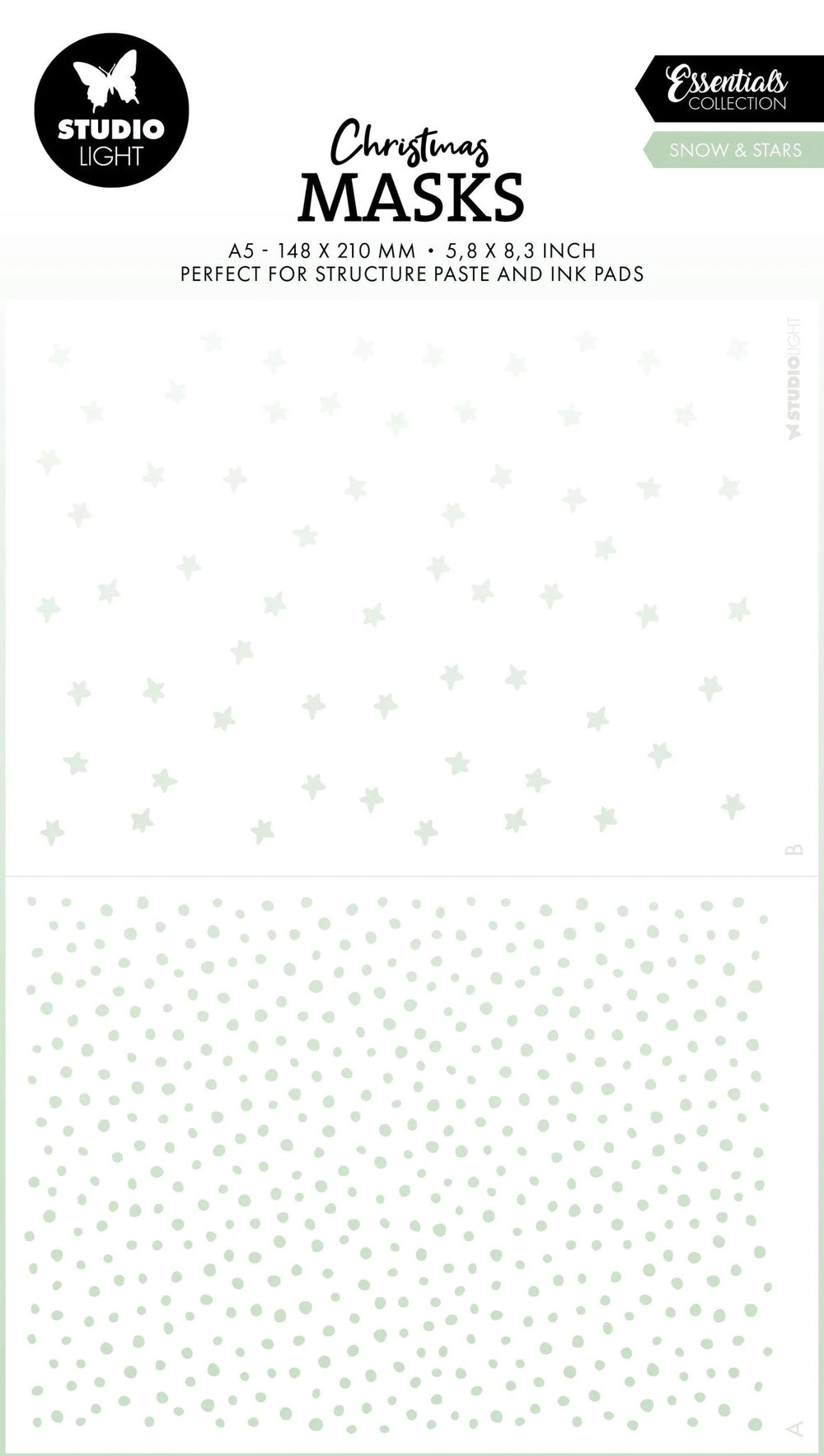 SL Mask Snow & Stars Essentials 1 PC — Ecstasy Crafts