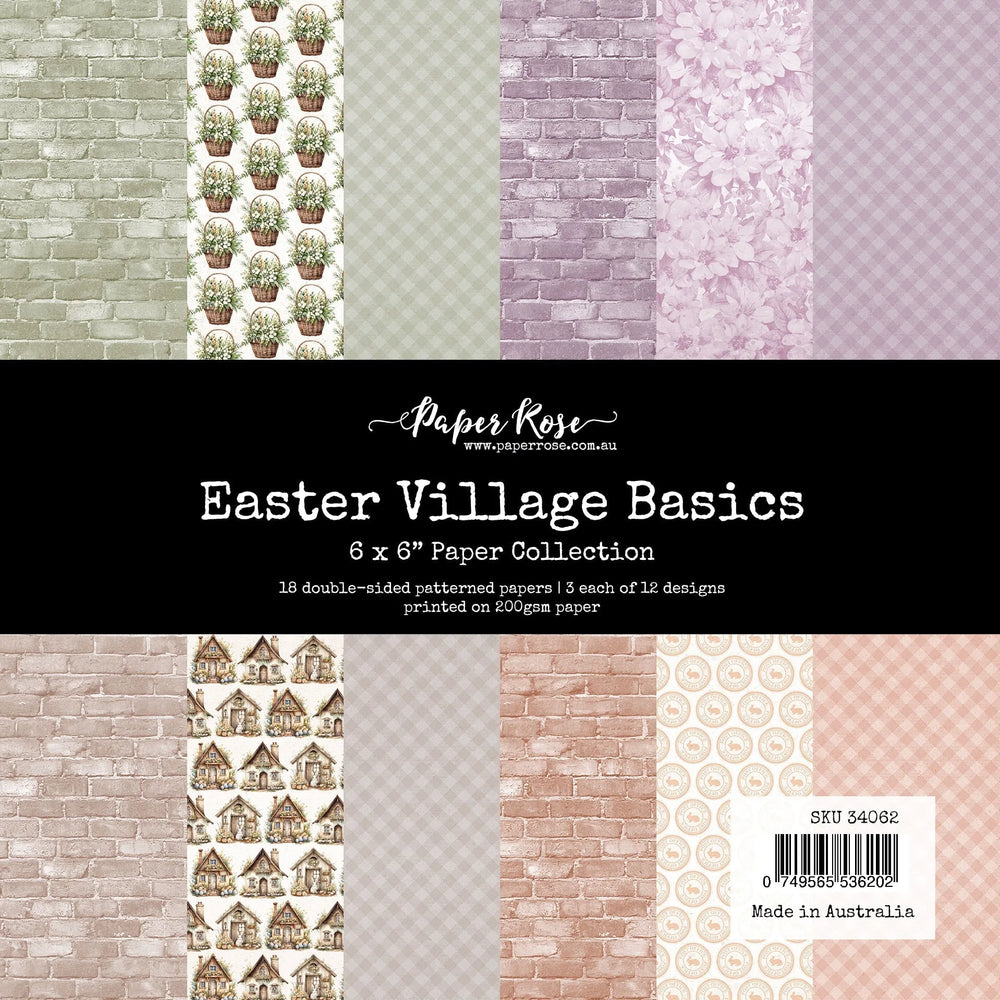 Easter Village Basics 6 x 6 Paper Collection 34062 — Ecstasy Crafts