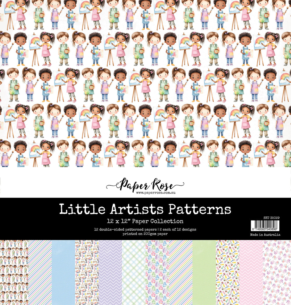 Little Artists Patterns 12x12 Paper Collection 35029 — Ecstasy Crafts