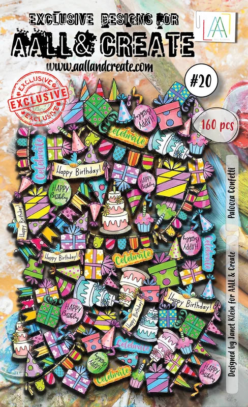 AALL and Create #20 - Ephemera - Palooza Confetti