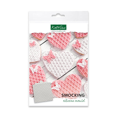 Moule en silicone effet smocké