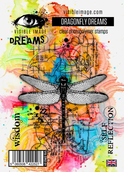 Visible Image Dragonfly Dreams - Ensemble de tampons A6
