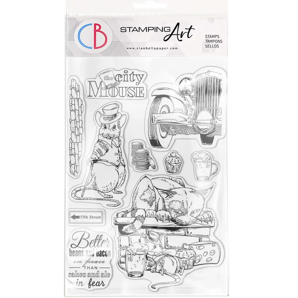 Ciao Bella Tampons Transparent 6"x8" La Souris des Villes