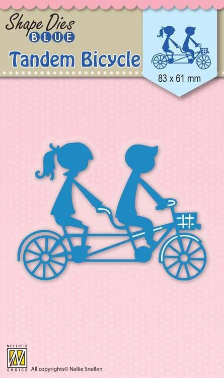 Nellie's Choice - Pochoir Découpe Tandem Bleu