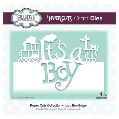 Creative Expressions Paper Cuts Collection - C'est un garçon Bordure