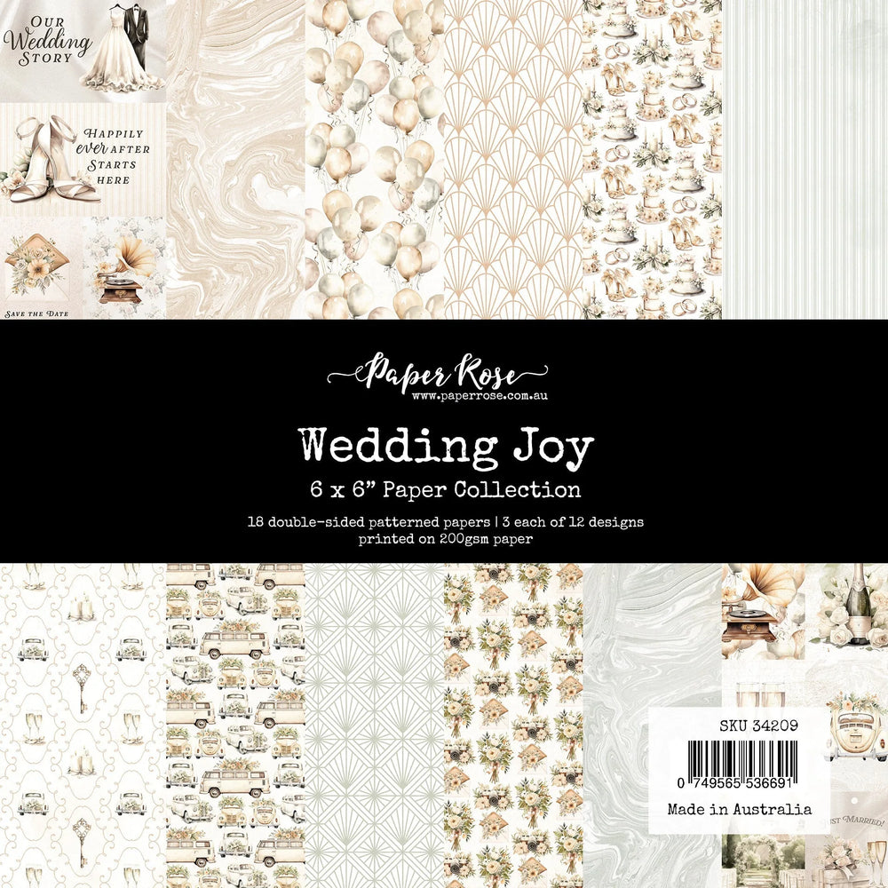 Collection de papier "Wedding Joy" 6x6 34209
