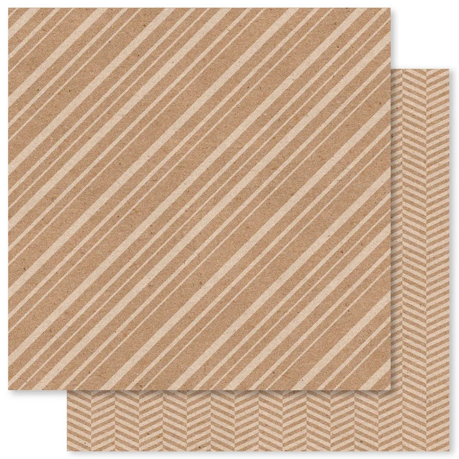 Charlie's Kraft Patterns D Papier 12x12 (Paquet en Vrac de 12) 33162