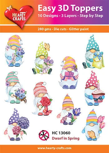 Nains décoratifs 3D faciles - Printemps