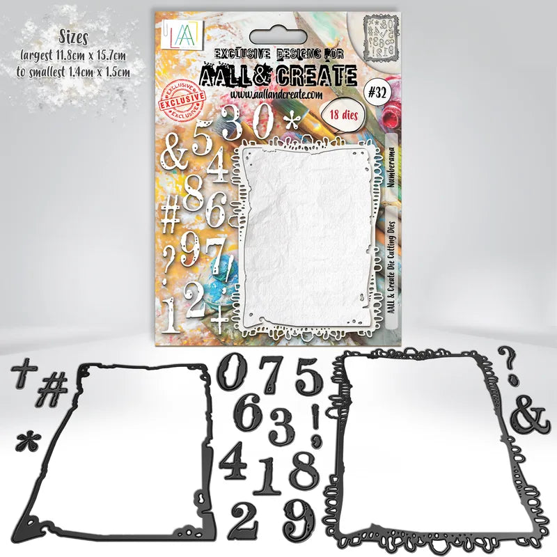 AALL and Create #32 - Ensemble de matrices de découpe - Numberama