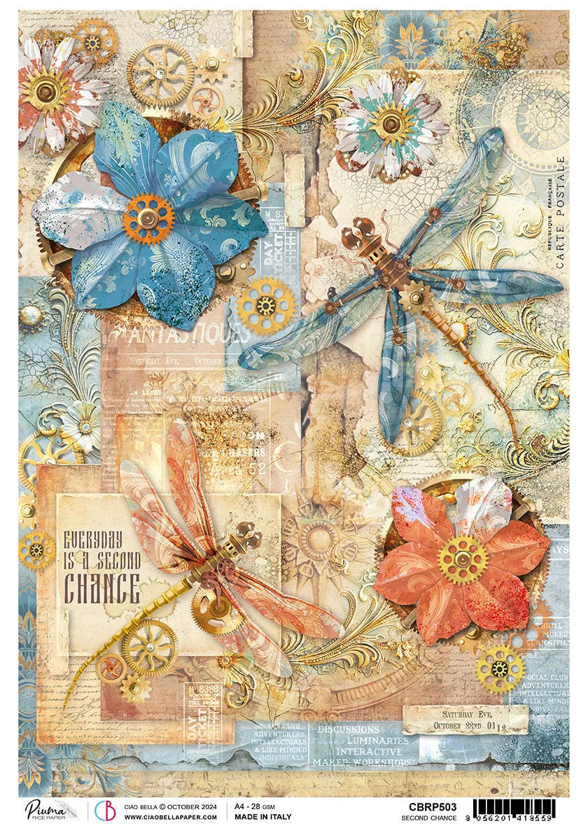 Papier de riz A4 Second Chance