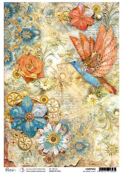 Papier de riz A4 The Brass Flight (5 feuilles)
