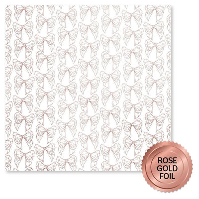Papier 12x12 Feuille d'Or Lavande & Roses E (Paquet en Gros de 6) 32211