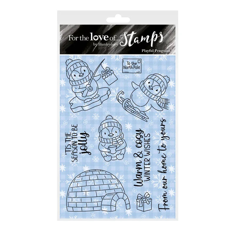 Pour l'amour des timbres - Pingouins joueurs