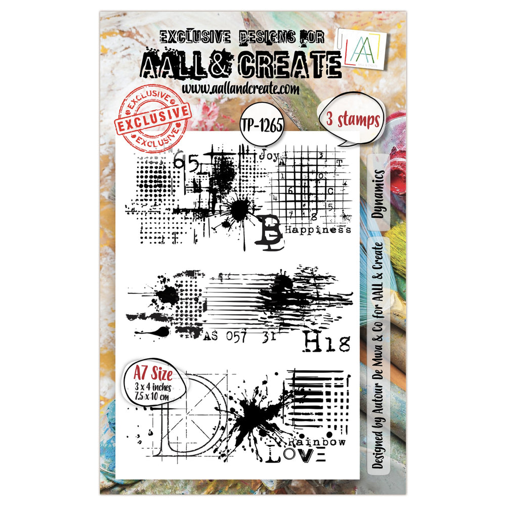 AALL and Create - A7 Stamp Set - Dynamics — Ecstasy Crafts