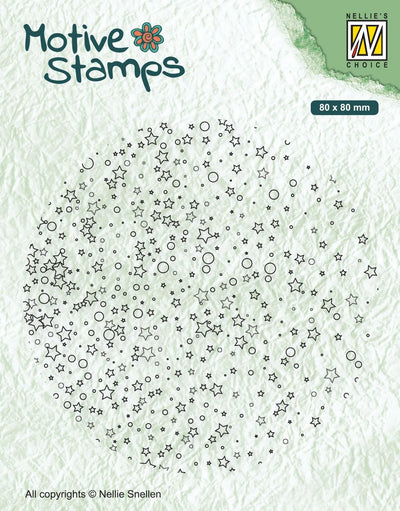 Tampons transparents texturés étoiles et pois