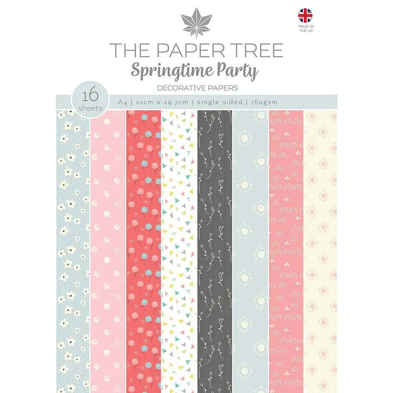 The Paper Tree Springtime Party Papiers de fond A4