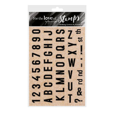 For The Love Of Stamps - Lettres et chiffres percutants