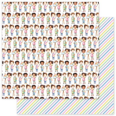 Little Artists Patterns A 12x12 Paper (12pc Bulk Pack) 35050