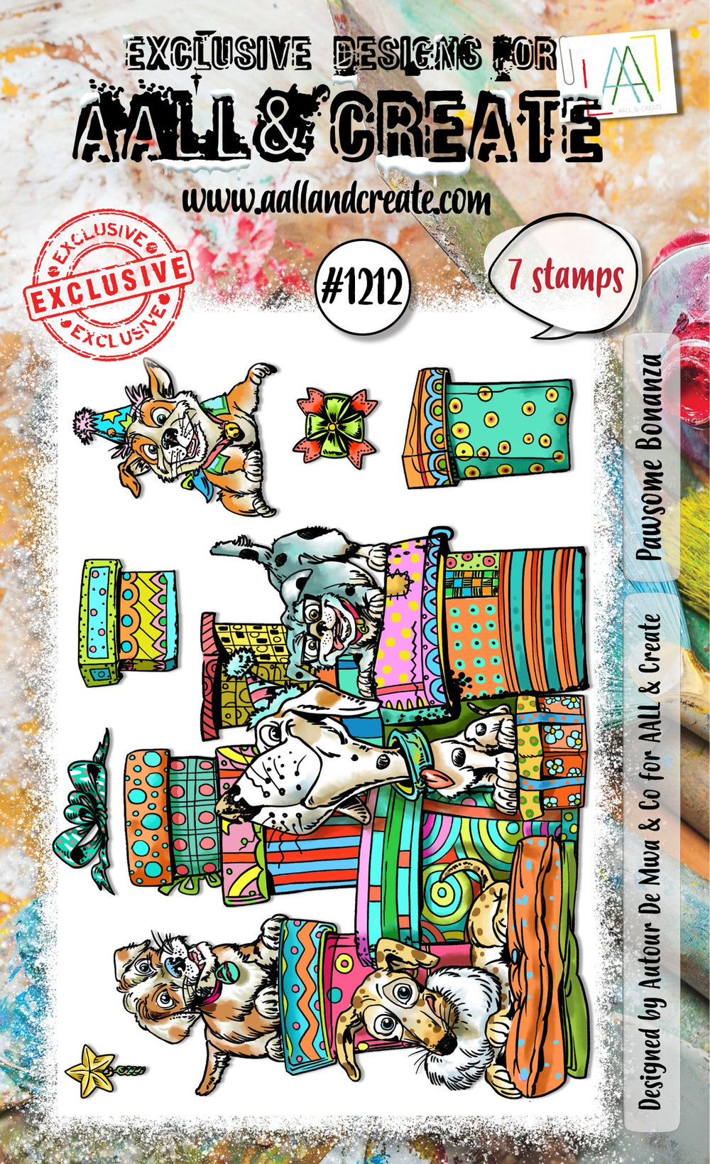 AALL and Create - A6 Stamp Set - Pawsome Bonanza — Ecstasy Crafts