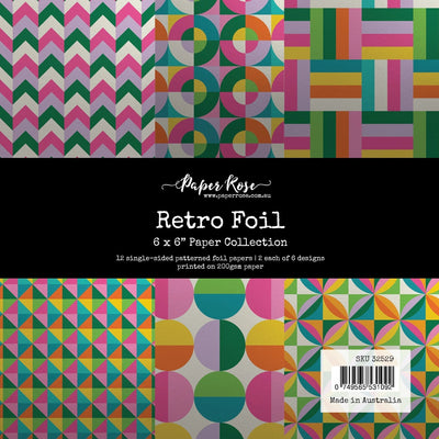 Collection de papier Retro Foil 6x6 32529