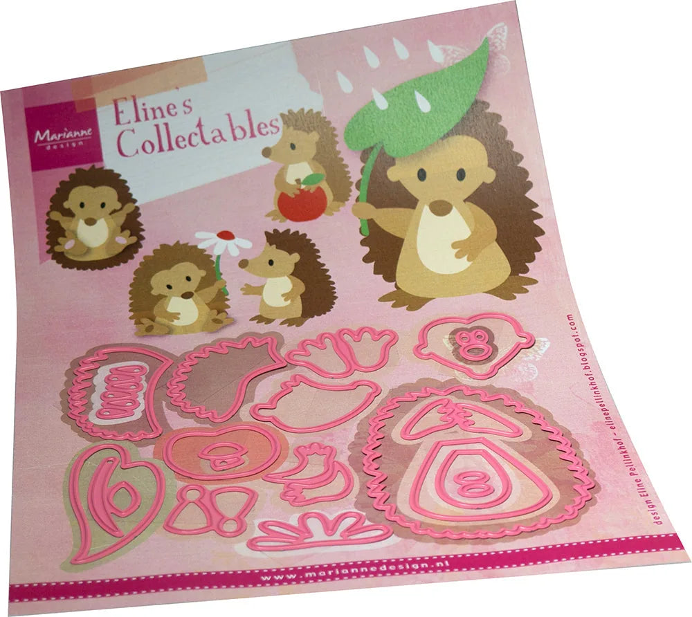 Marianne Design Collectables - Pochoir Eline's Happy Hedgehog