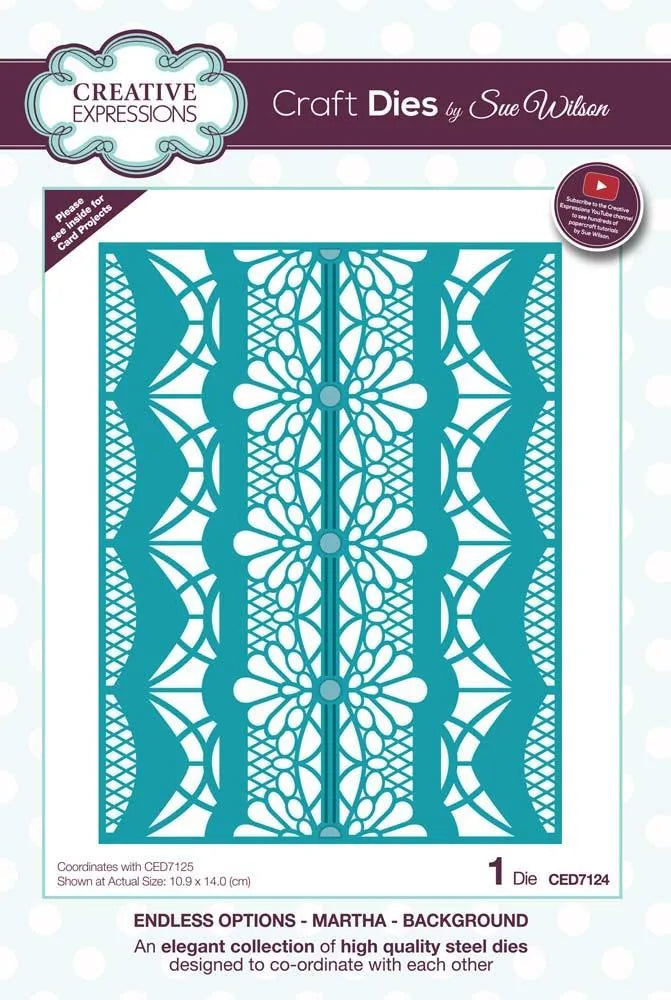 Matrices de la collection Endless Options Martha par Sue Wilson - Arrière-plan