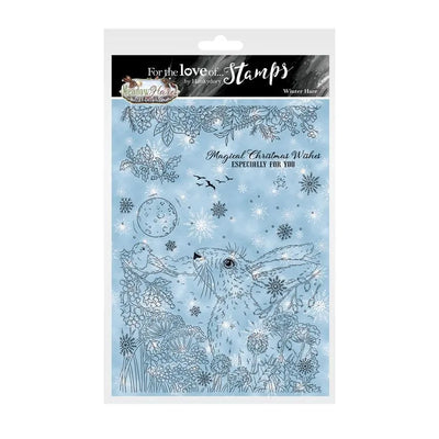 For The Love Of Stamps - Ensemble de tampons Hivernal Lièvre A5