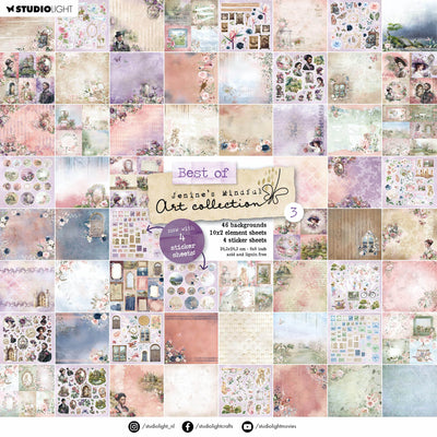 Bloc de papier JMA Mixed Paper Pad Best Of - 3 Essentials 70 SH