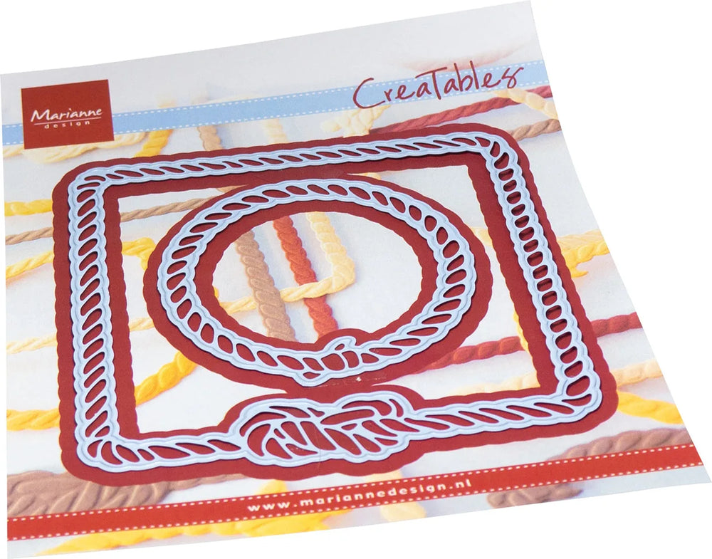Marianne Design Creatables Die - Cadres Corde - Carré et Cercle
