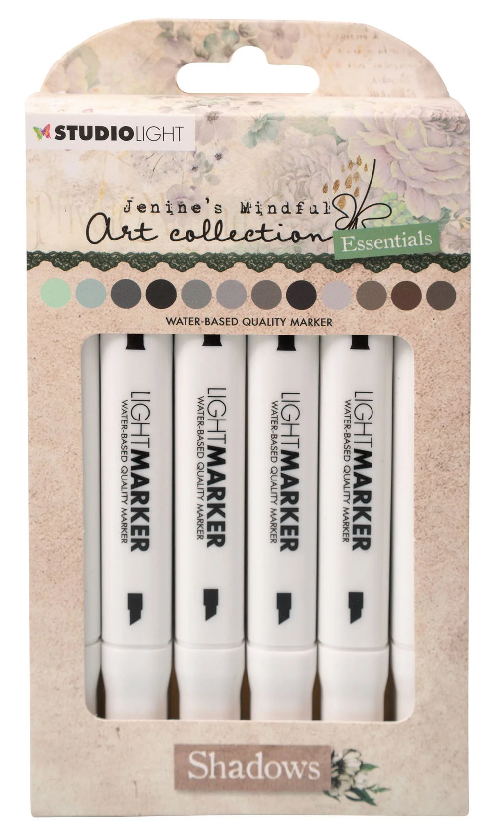 Marqueurs JMA Light Markers Shadows Essentials 95x152x32mm 12 PC nr.13
