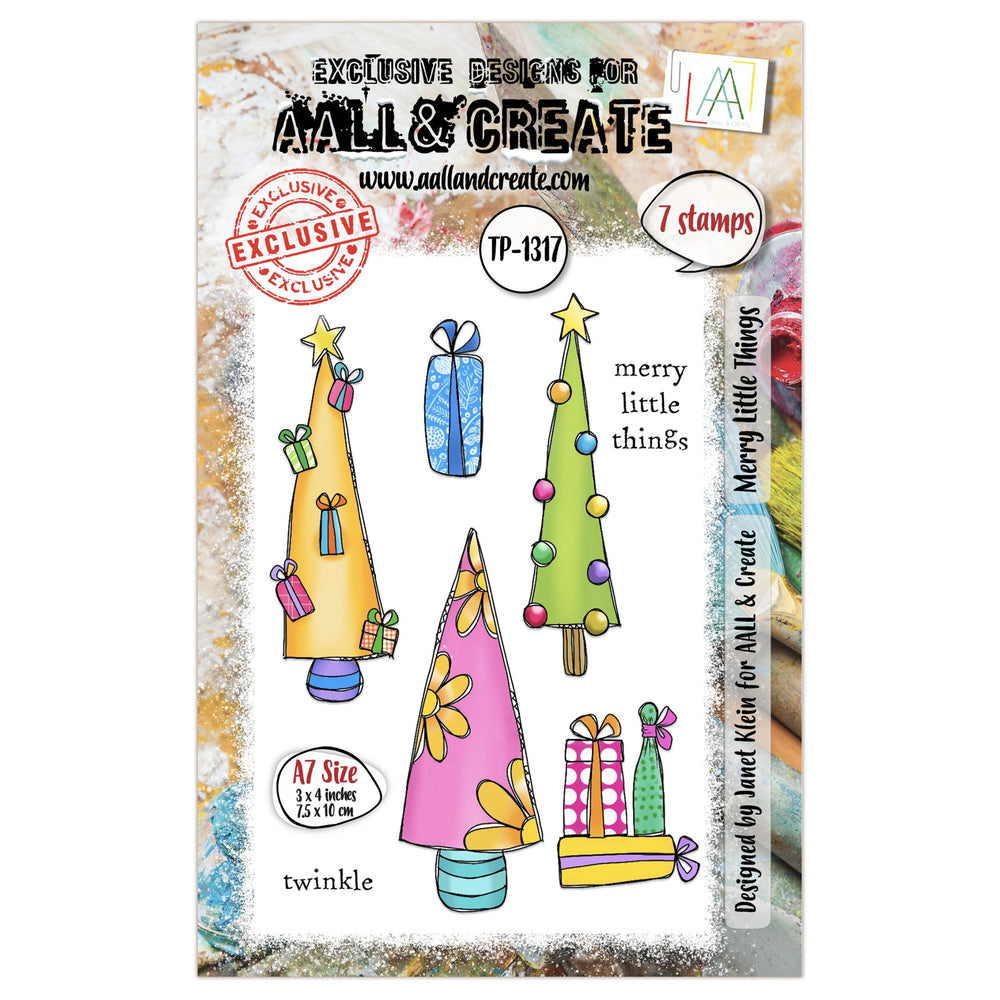 AALL and Create - A7 Stamp Set - Merry Little Things — Ecstasy Crafts