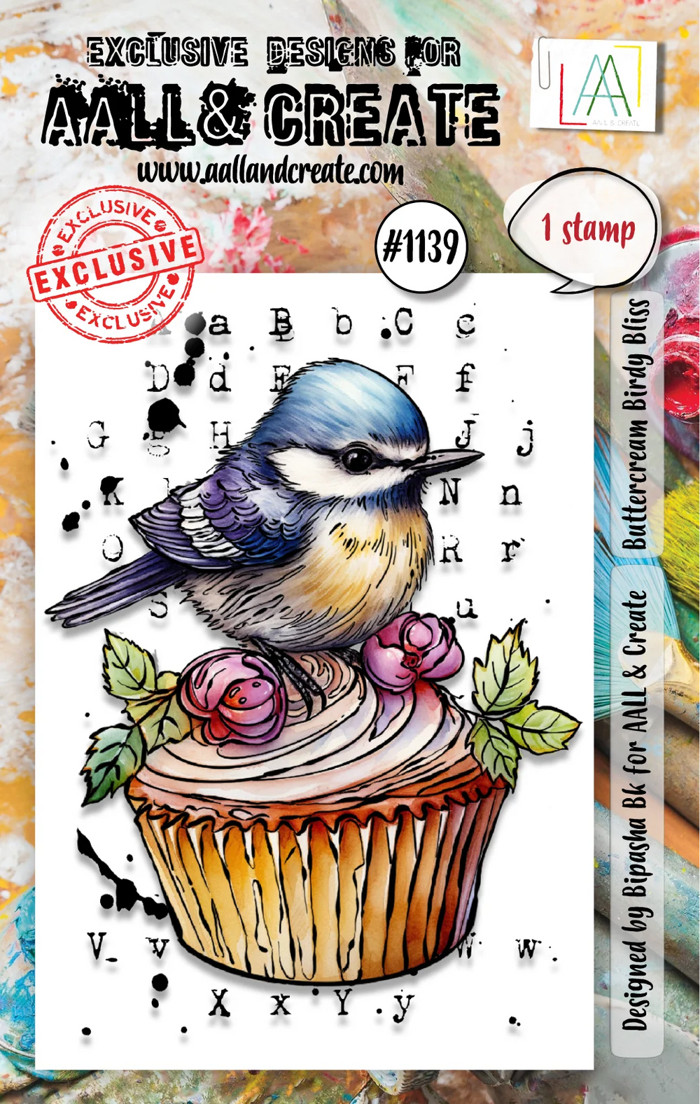 AALL and Create - A7 Stamp Set - Buttercream Birdy Bliss — Ecstasy Crafts